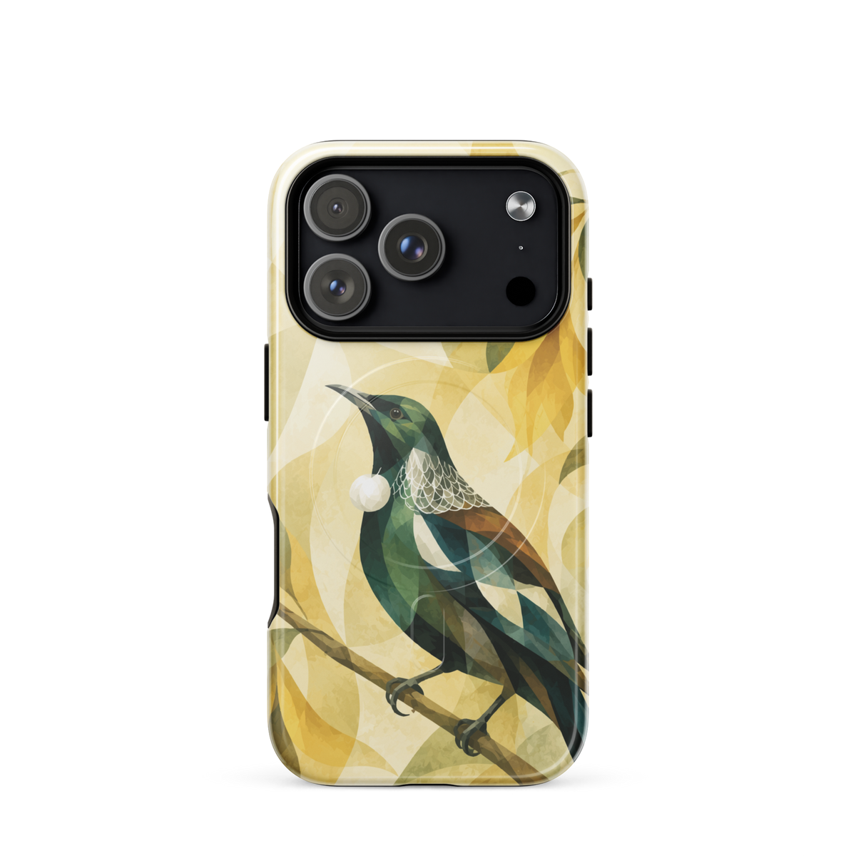 'Tui' iPhone 18 Pro MagSafe tough phone case - protective glossy case NZ Australia