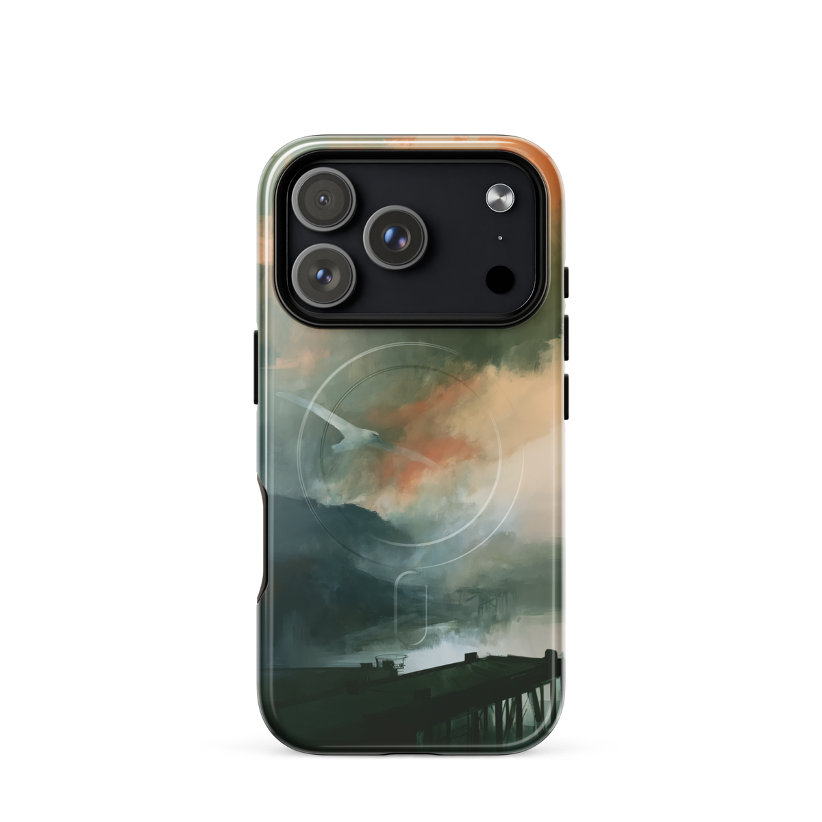 'Harbour' iPhone 18 Pro MagSafe phone case - protective glossy case NZ Australia