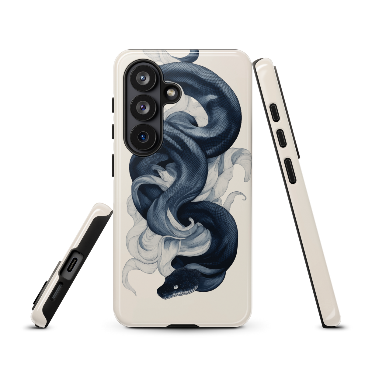 'Midnight Python' Samsung Galaxy S26 tough phone case - protective glossy case NZ Australia