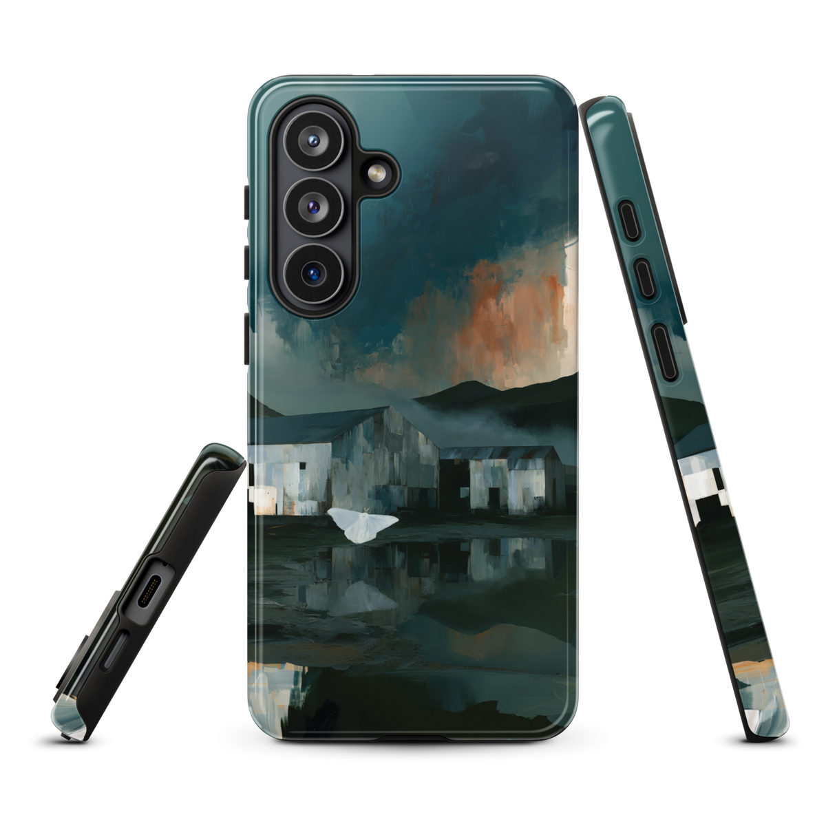 'Evening Flight' Samsung Galaxy S26 Plus tough phone case - protective glossy case NZ Australia
