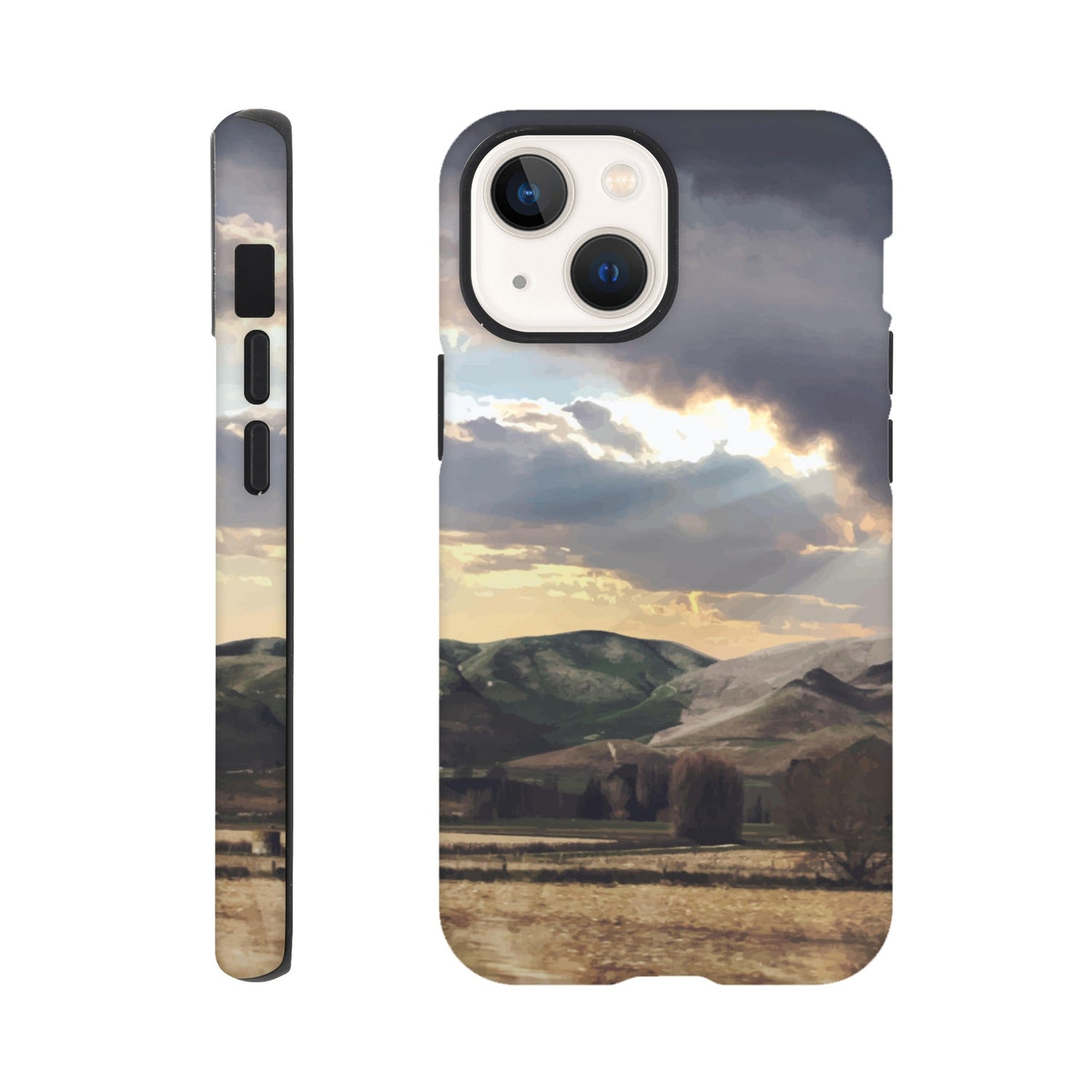 Landscape phone case designs for iPhone