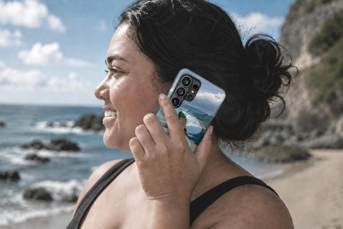 Beach and ocean design iPhone cases with free shipping.