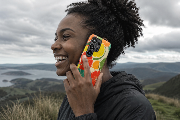 Fun Samsung phone cases. Featuring bold colours, playful patterns