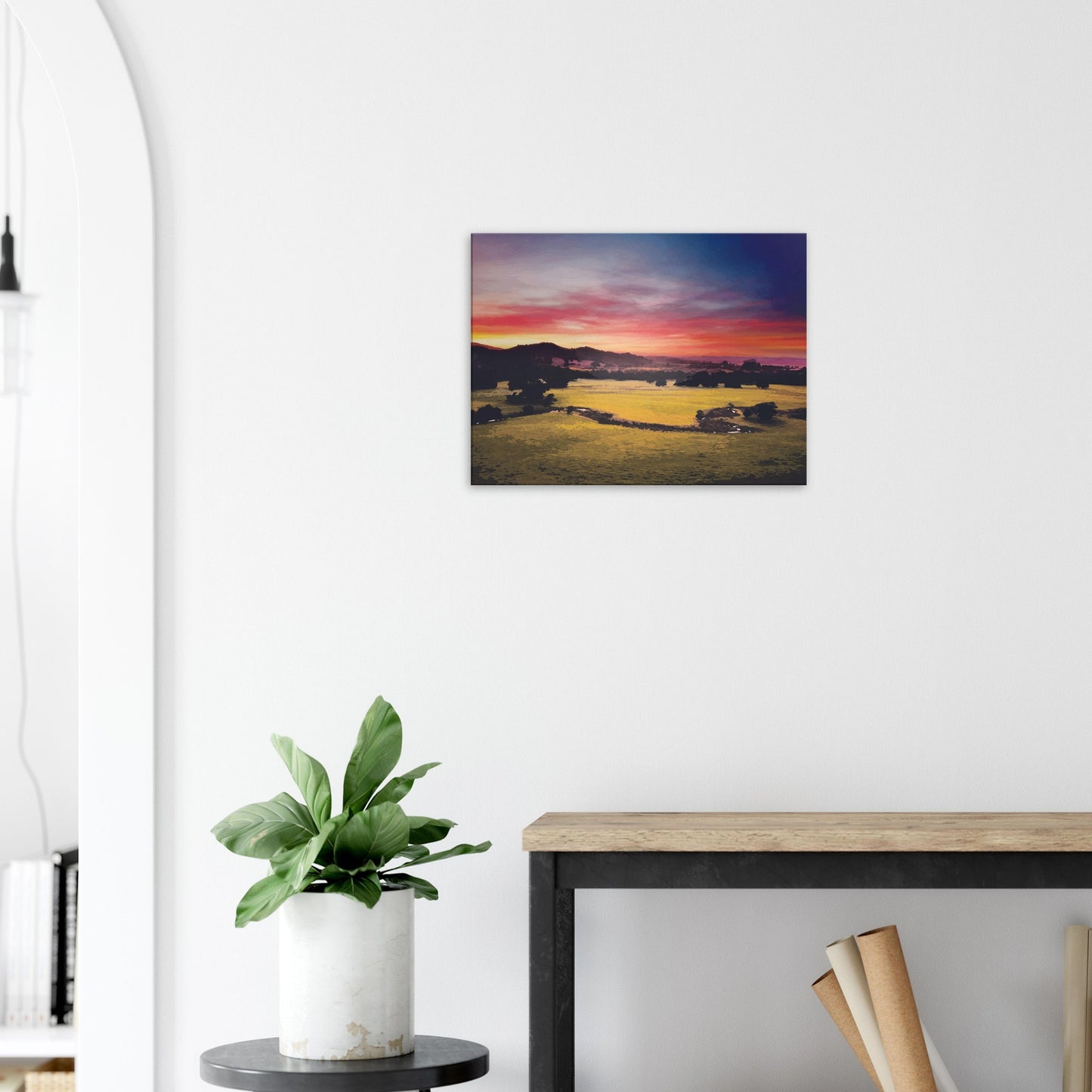 'Mikimiki Sunrise' canvas art print