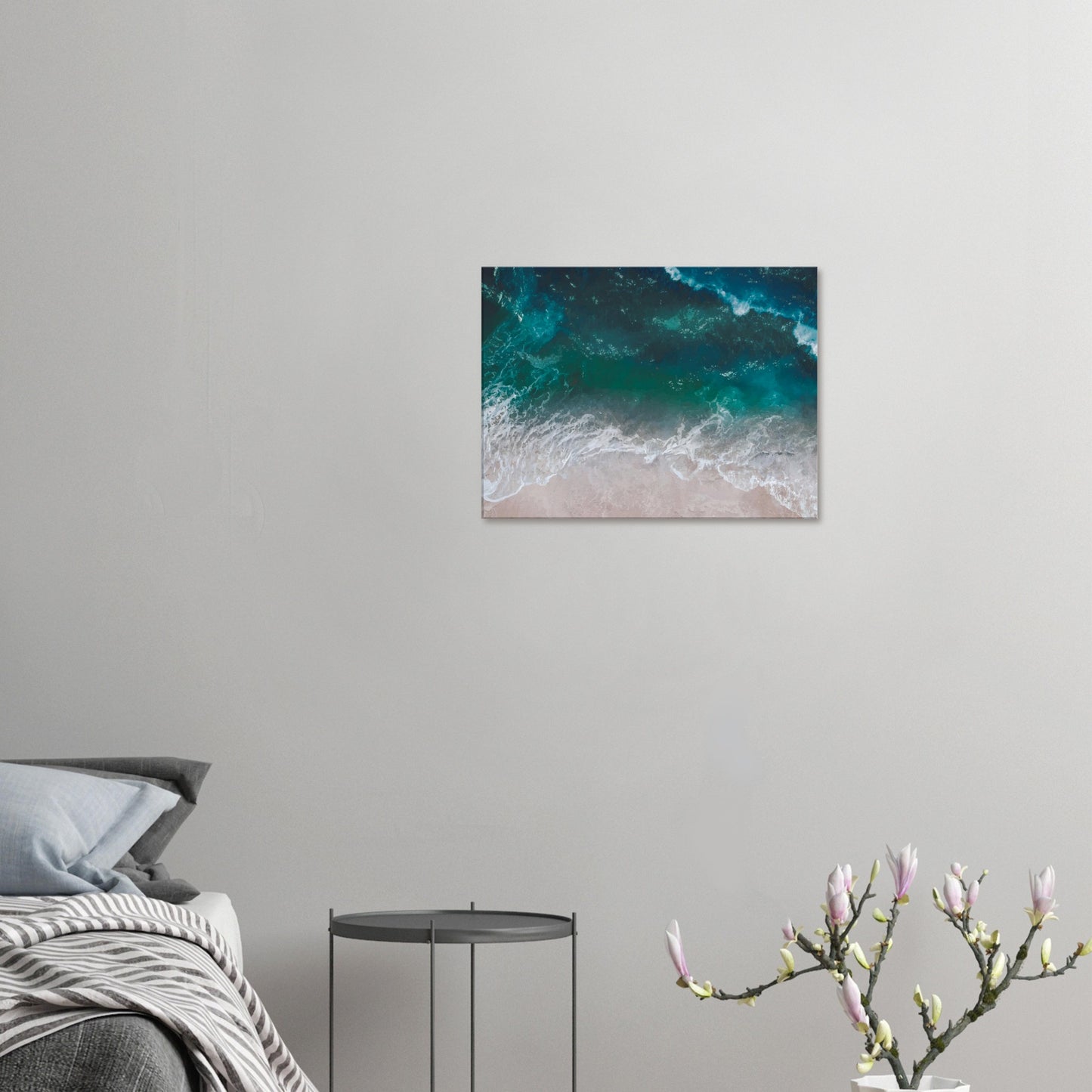 'Ocean View' printed canvas