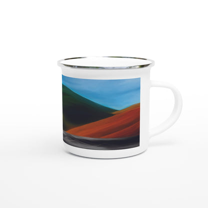 This lightweight Enamel mug is perfect for any event of the day, especially for camping. 