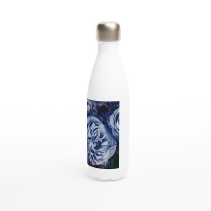 Designer stainless steel water bottle with original artwork by NZ designer