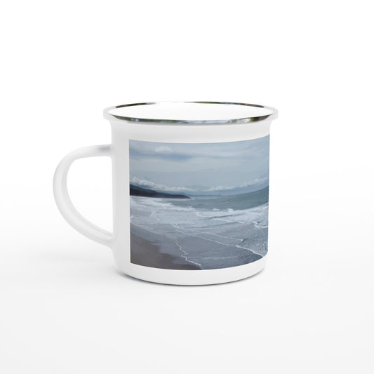 This lightweight Enamel mug is perfect for any event of the day, especially for camping. 