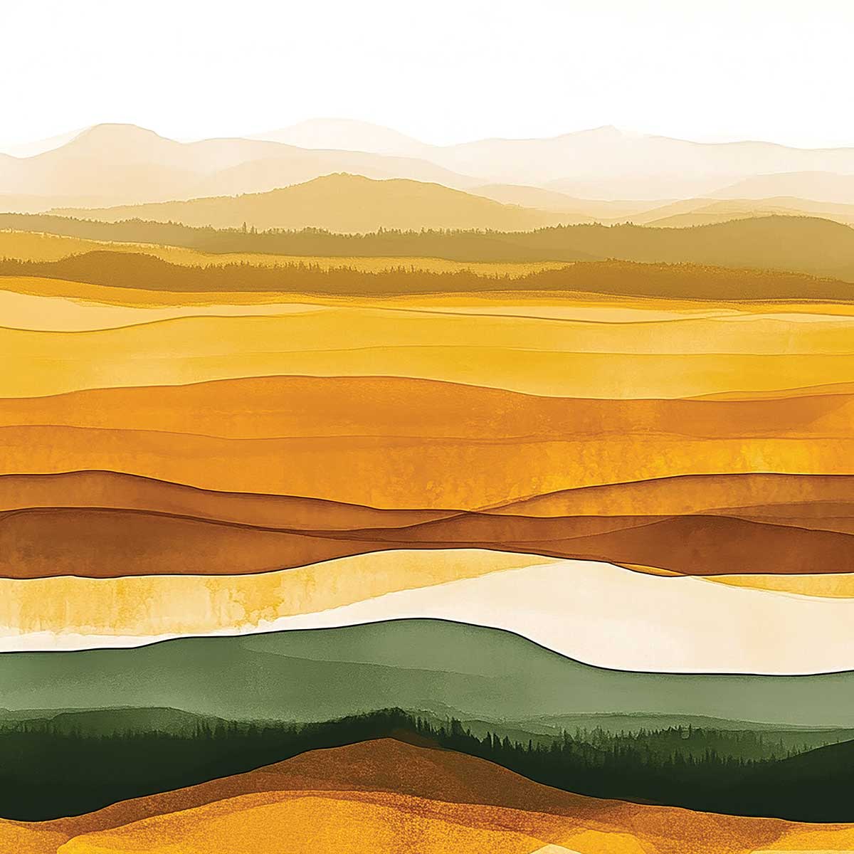 'Autumn' phone case design close-up - detailed print view NZ Australia
