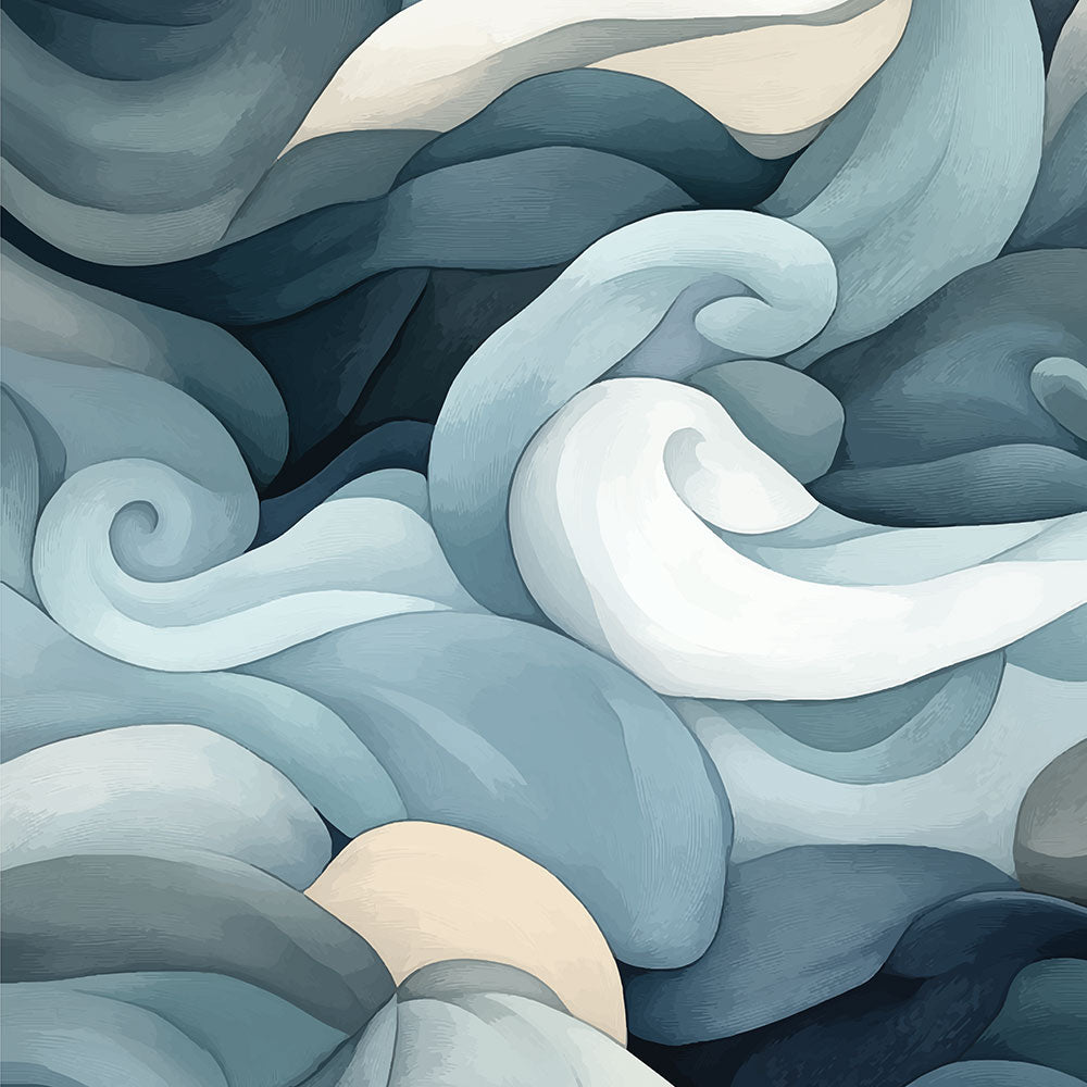 'Ebb and Flow' phone case design close-up - detailed print view NZ Australia
