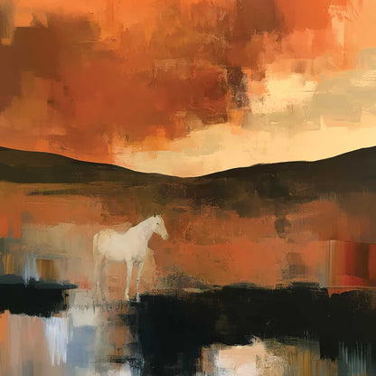 'Ember Fields' iPhone tough phone case