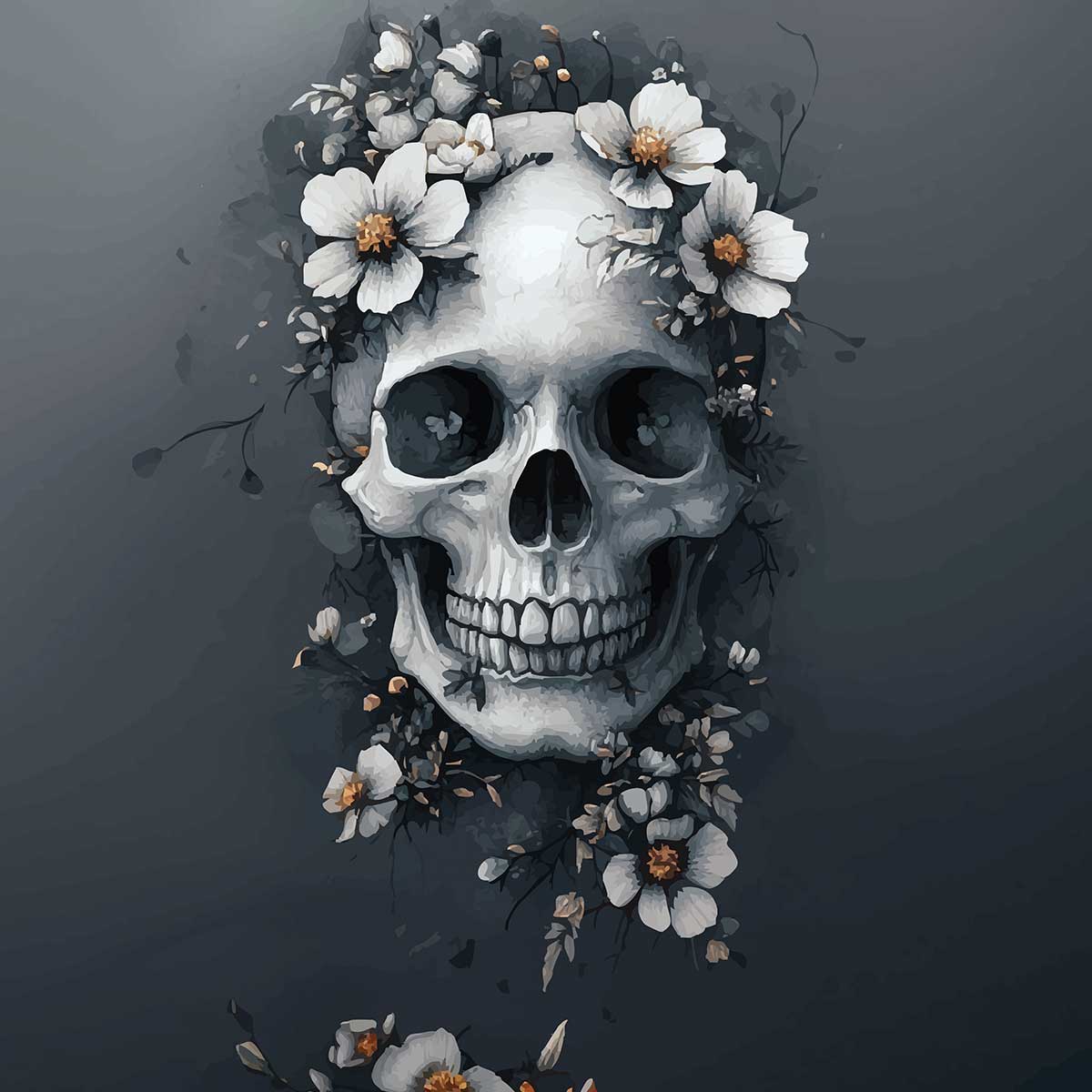 'Eternal bloom' phone case design close-up - detailed print view NZ Australia