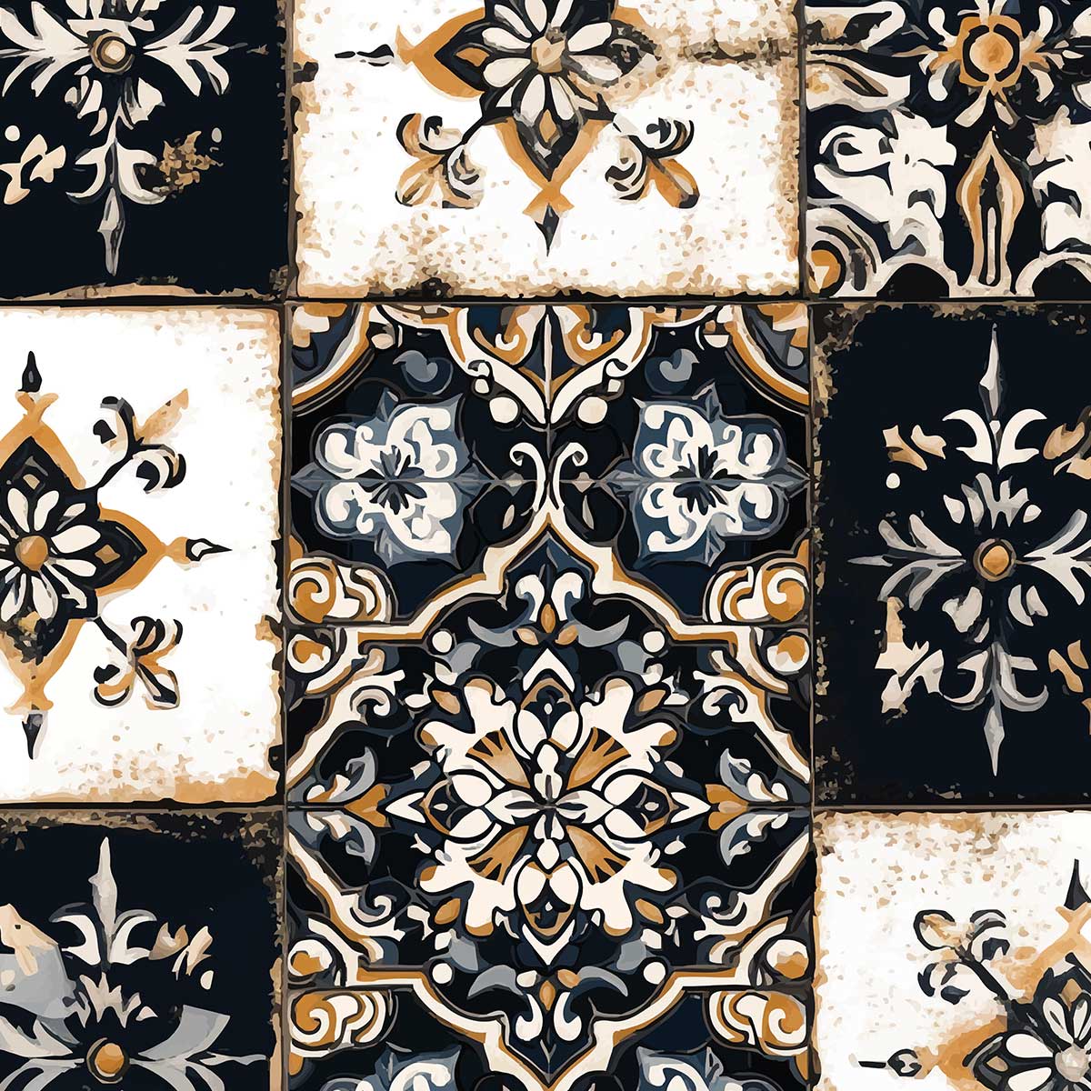 'Morocco' phone case design close-up - detailed print view NZ Australia