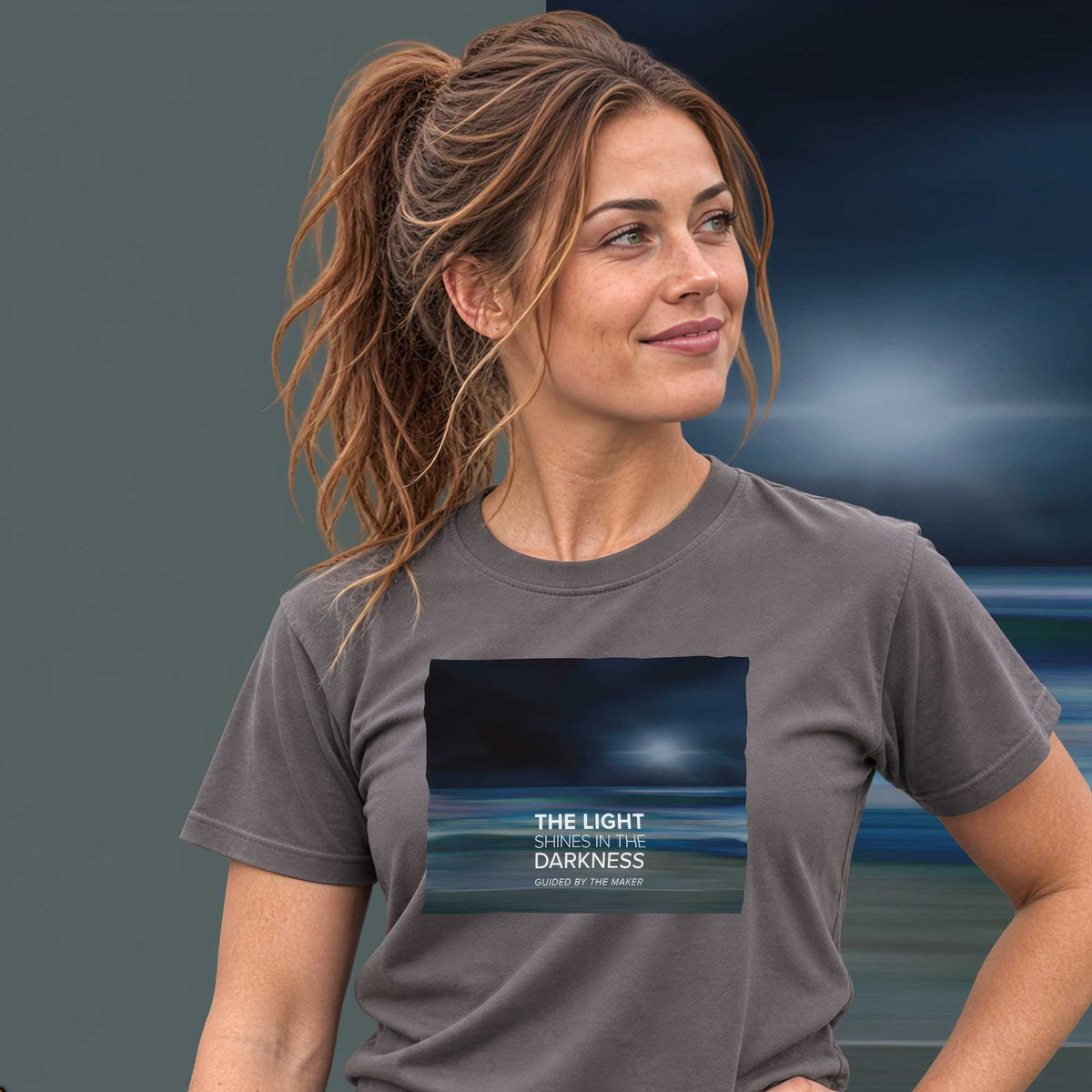 Dark Sky Breaking - premium t-shirt