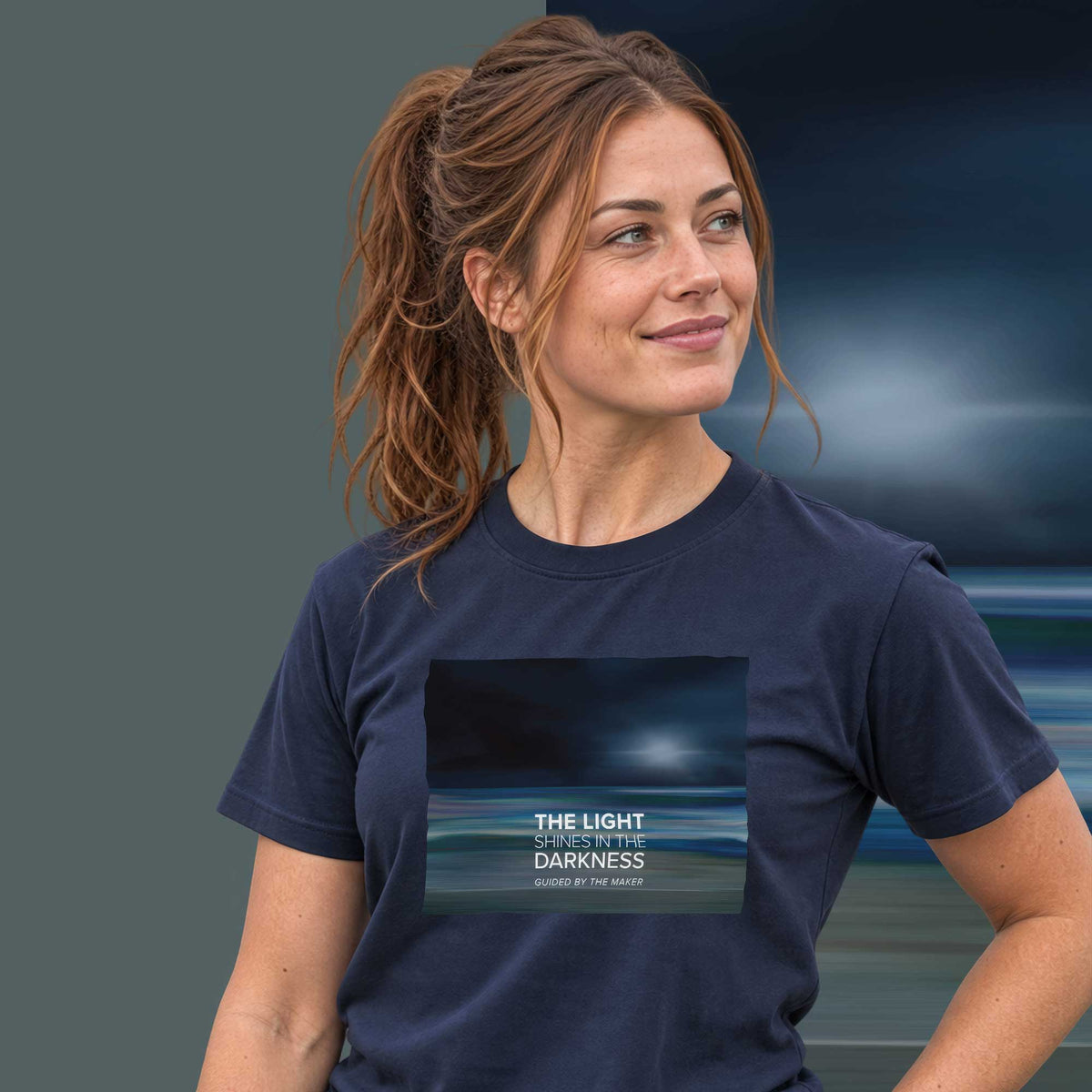 Dark Sky Breaking - premium t-shirt