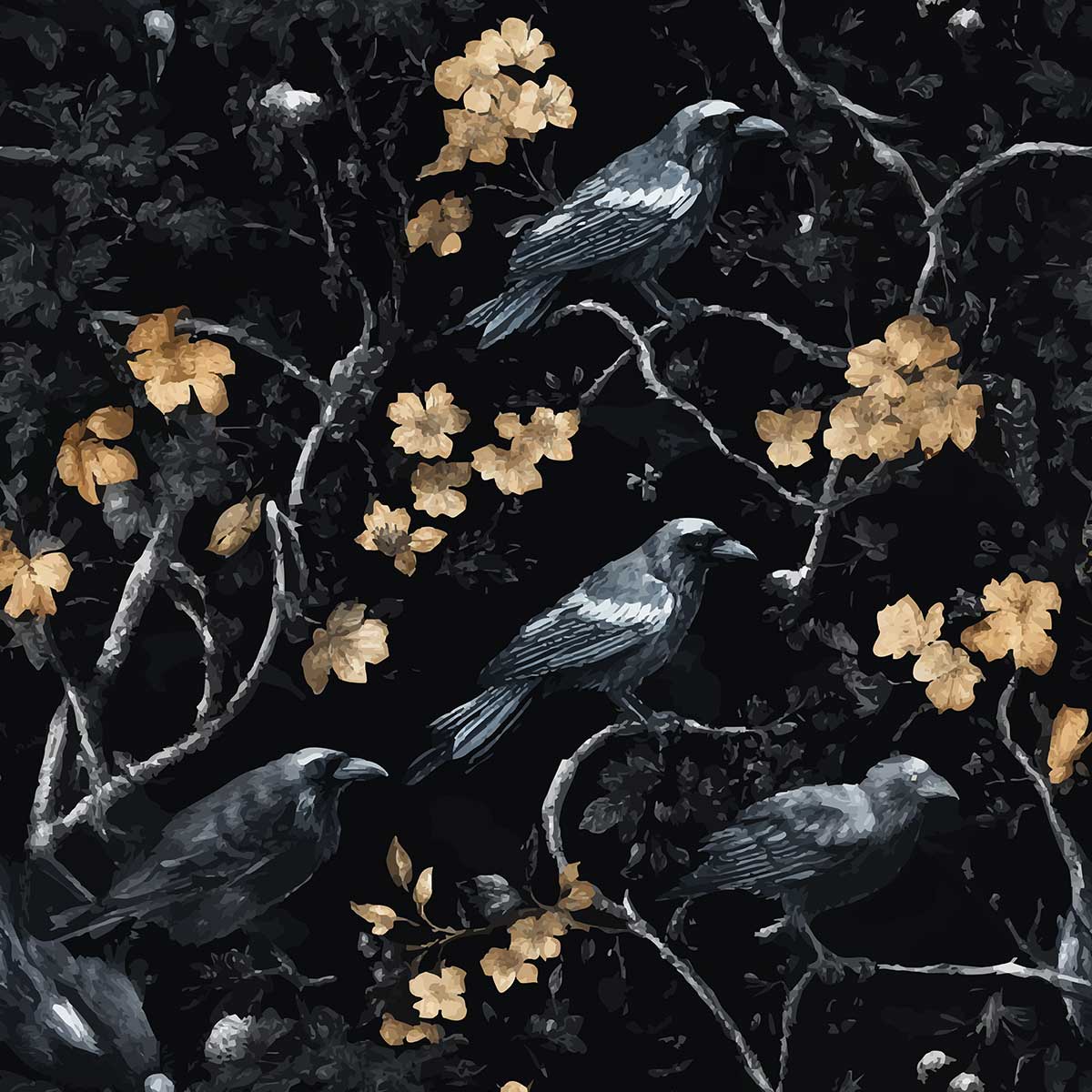 'Shadow' phone case design close-up - detailed print view NZ Australia