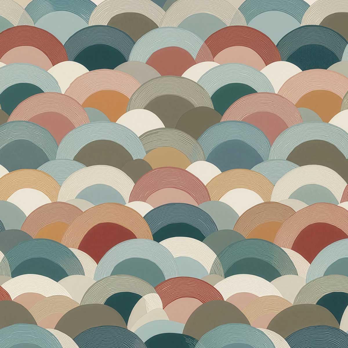 'Warm Horizons' phone case design close-up - detailed print view NZ Australia