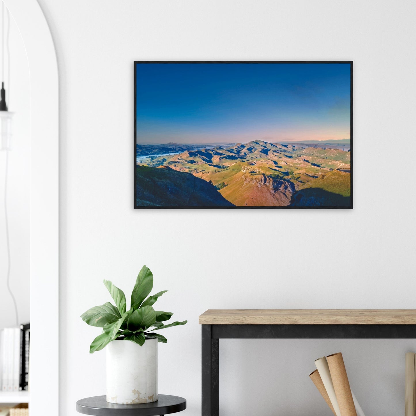 Standing high above Hawke’s Bay, you’re immersed in a sweeping panorama of rolling hills, an awe-inspiring view from the top of Te Mata Peak.