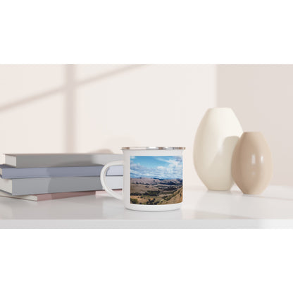 This lightweight Enamel mug is perfect for any event of the day, especially for camping.
