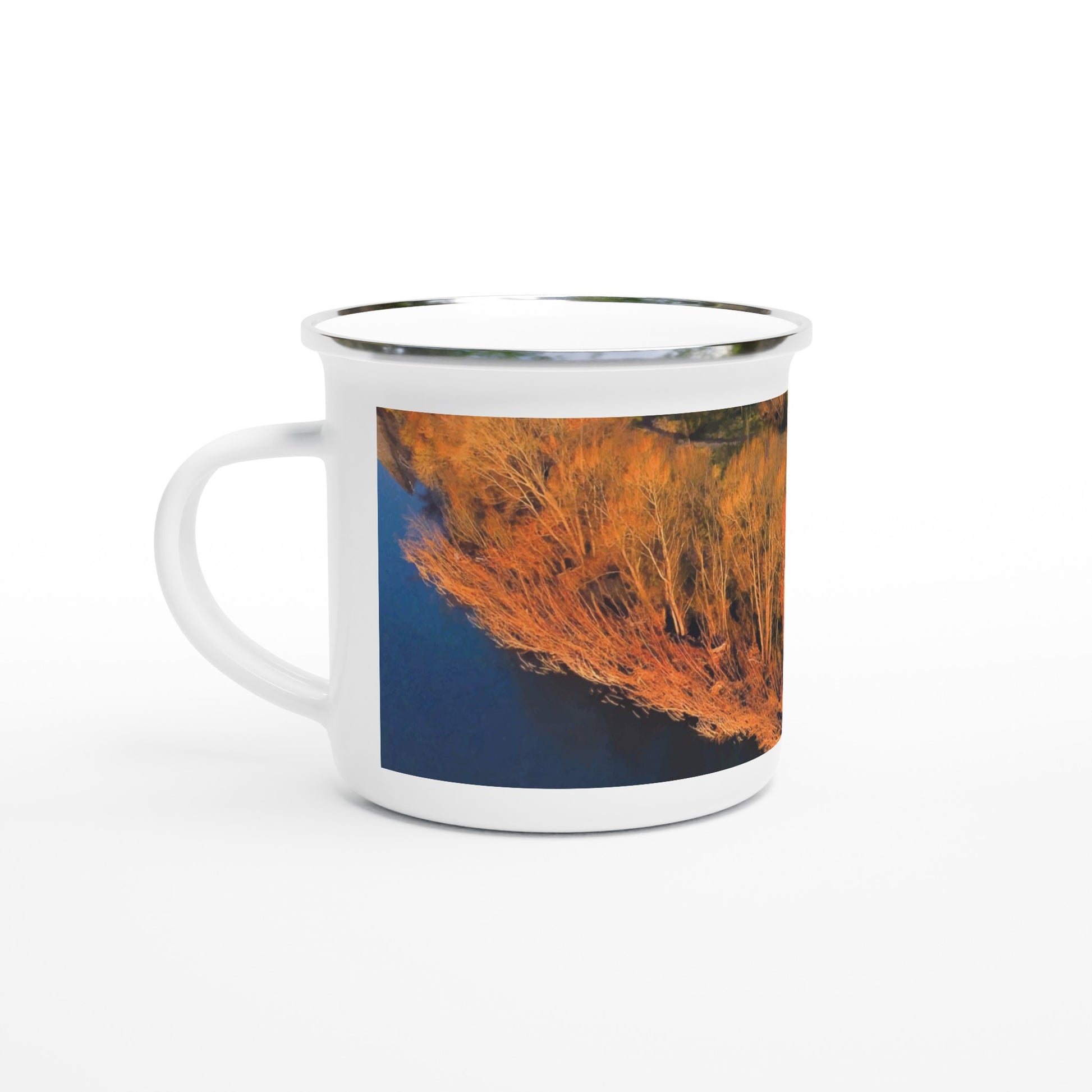 This lightweight Enamel mug is perfect for any event of the day, especially for camping. 