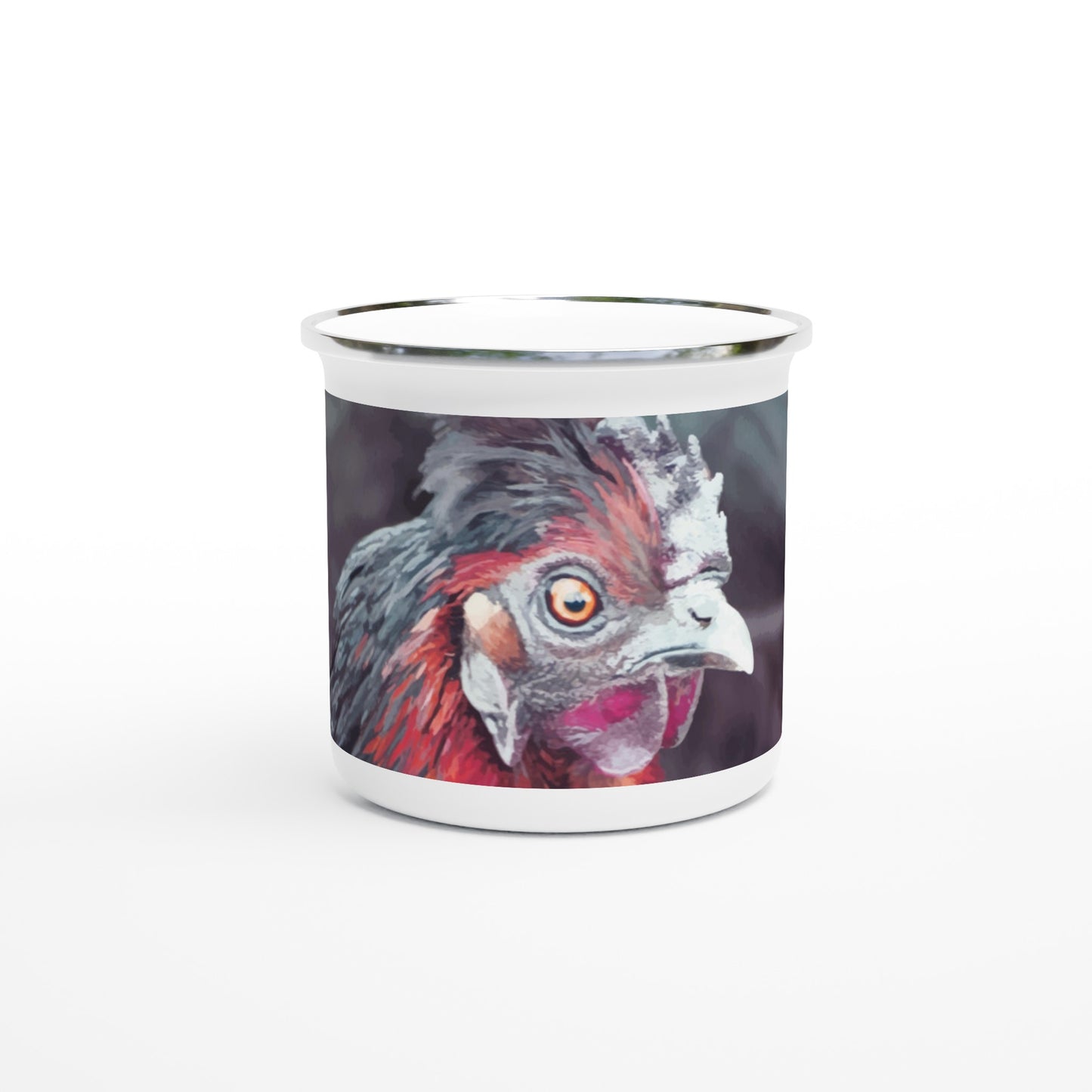 This lightweight Enamel mug is perfect for any event of the day, especially for camping. 