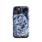 'Blue Rose' iPhone 14 MagSafe tough phone case - protective glossy case NZ Australia