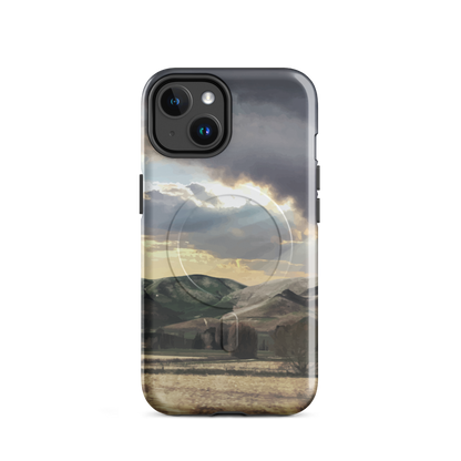 'Te Hauke' iPhone 14 MagSafe tough phone case - protective glossy case NZ Australia