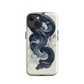 'Midnight Python' iPhone 14 MagSafe tough phone case - protective glossy case NZ Australia