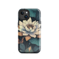 'Water Lily' iPhone 14 MagSafe tough phone case - protective glossy case NZ Australia