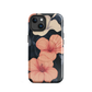 'Hibiscus Flower' iPhone 14 MagSafe tough phone case - protective glossy case NZ Australia