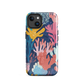 'Coral Reef' iPhone 14 MagSafe tough phone case - protective glossy case NZ Australia