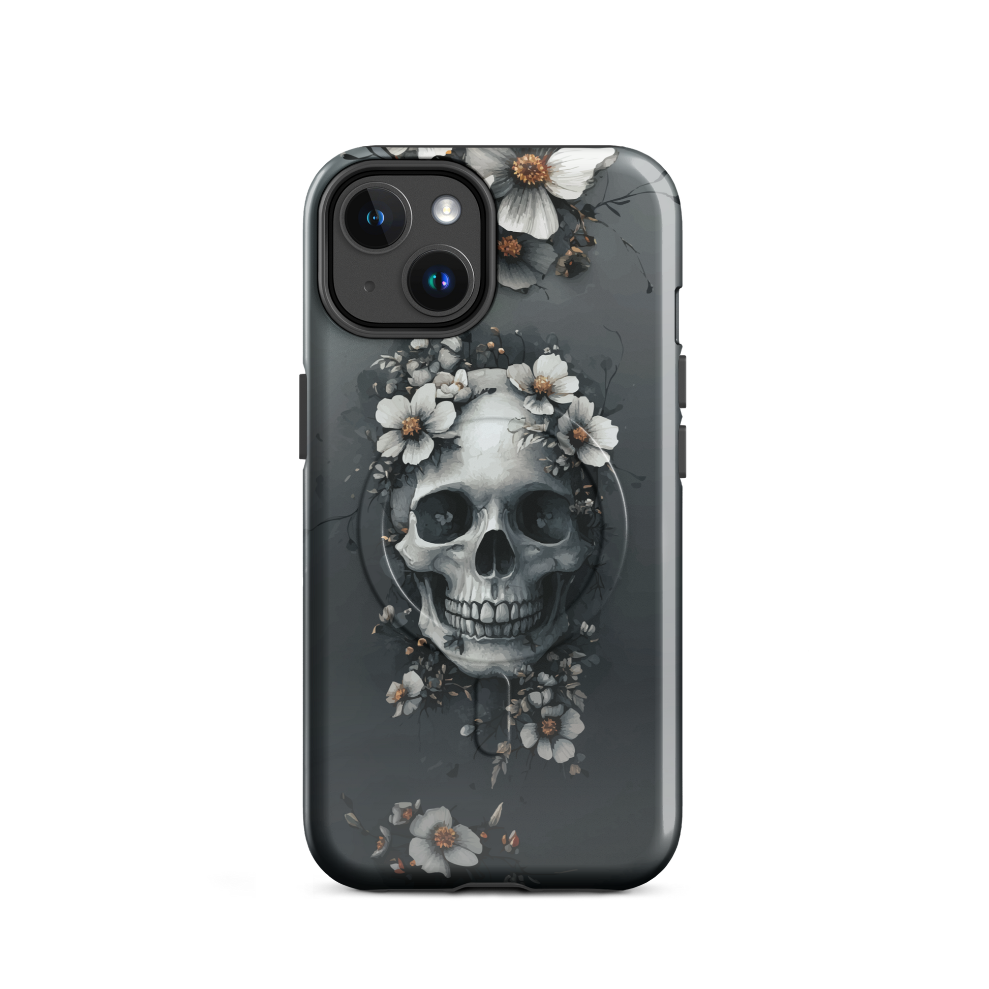 'Eternal Bloom' iPhone 14 MagSafe tough phone case - protective glossy case NZ Australia