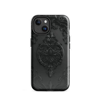 'Obsidian' iPhone 14 MagSafe tough phone case - protective glossy case NZ Australia