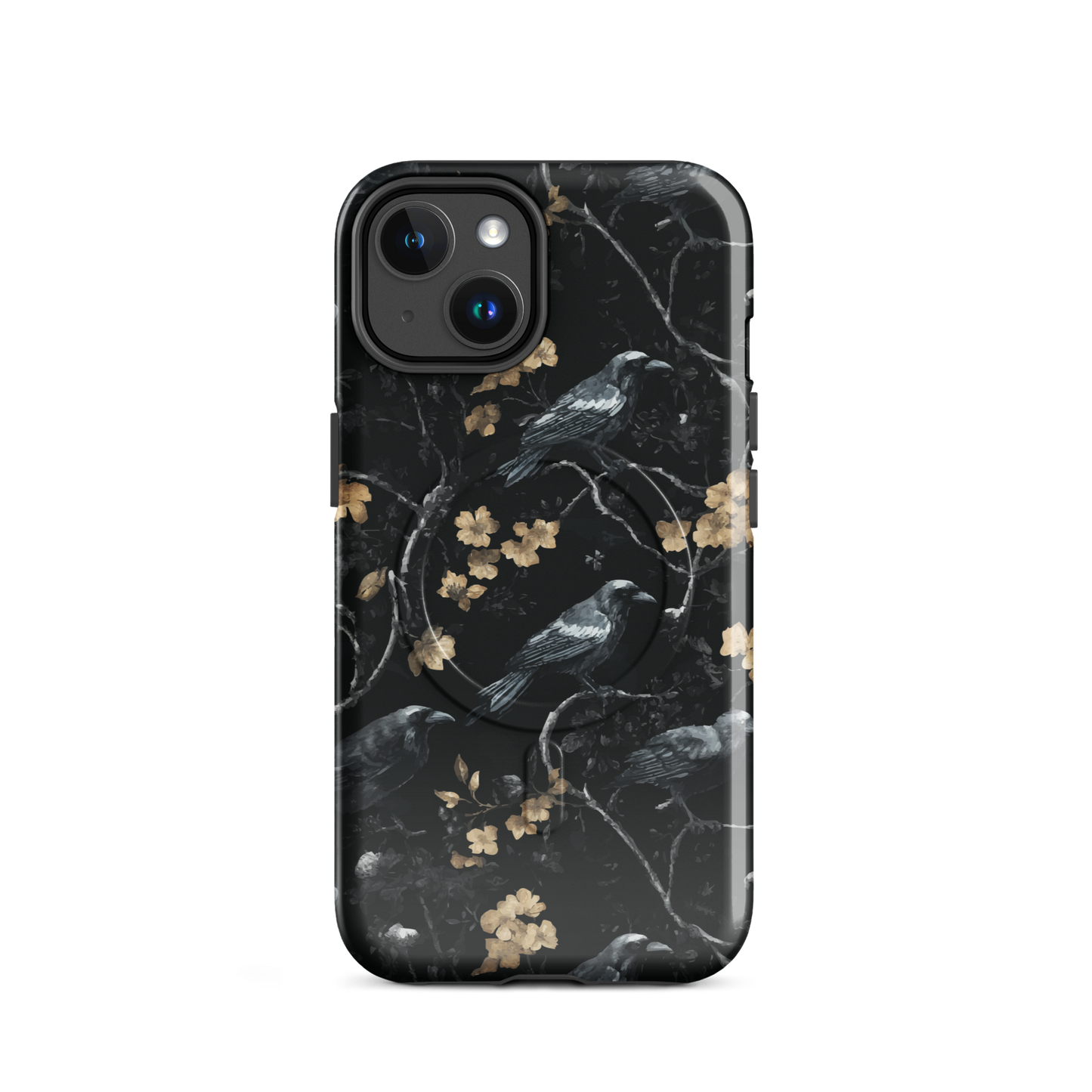 'Shadow' iPhone 14 MagSafe tough phone case - protective glossy case NZ Australia