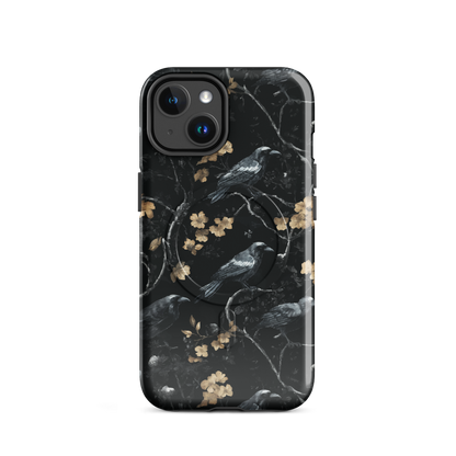 'Shadow' iPhone 14 MagSafe tough phone case - protective glossy case NZ Australia