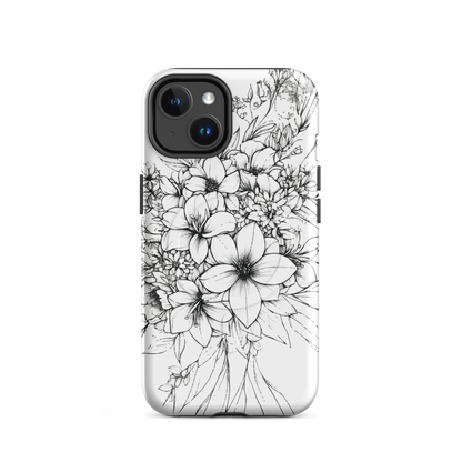 'Silhouette' iPhone 14 MagSafe tough phone case - protective glossy case NZ Australia