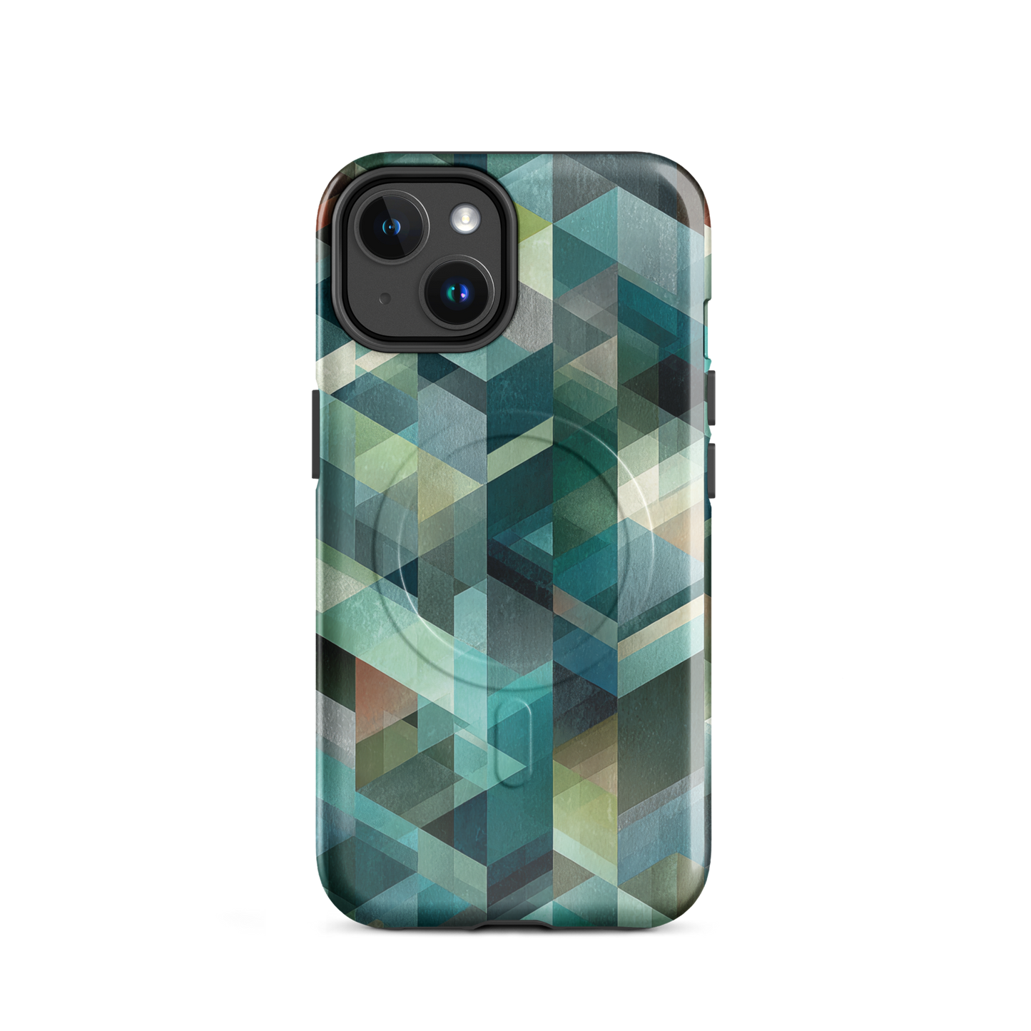 'Still Depths' iPhone 14 MagSafe tough phone case - protective glossy case NZ Australia