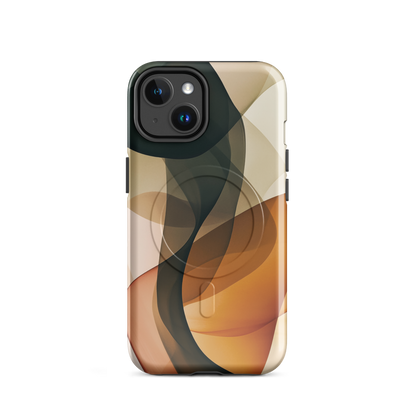 'Dusk' iPhone 14 MagSafe tough phone case - protective glossy case NZ Australia