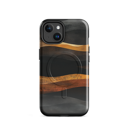 'Flow' iPhone 14 MagSafe tough phone case - protective glossy case NZ Australia