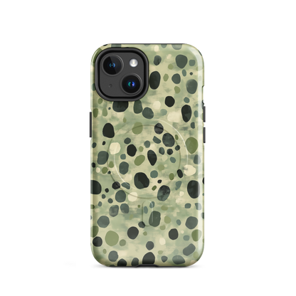 'Stepping Stone' iPhone 14 MagSafe tough phone case - protective glossy case NZ Australia