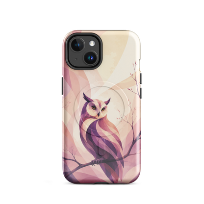 'Ruru' iPhone 14 MagSafe tough phone case - protective glossy case NZ Australia