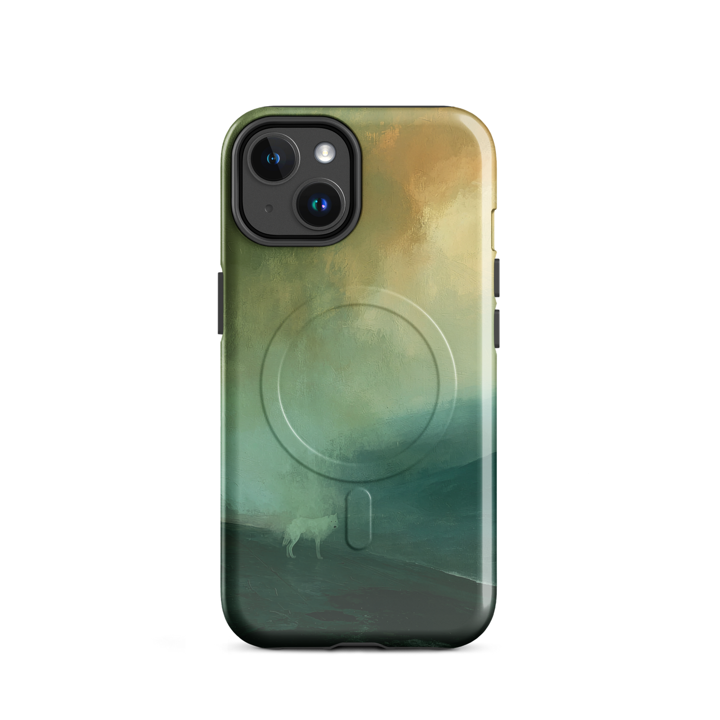 'Acid Rain' iPhone 14 MagSafe phone case - protective glossy case NZ Australia