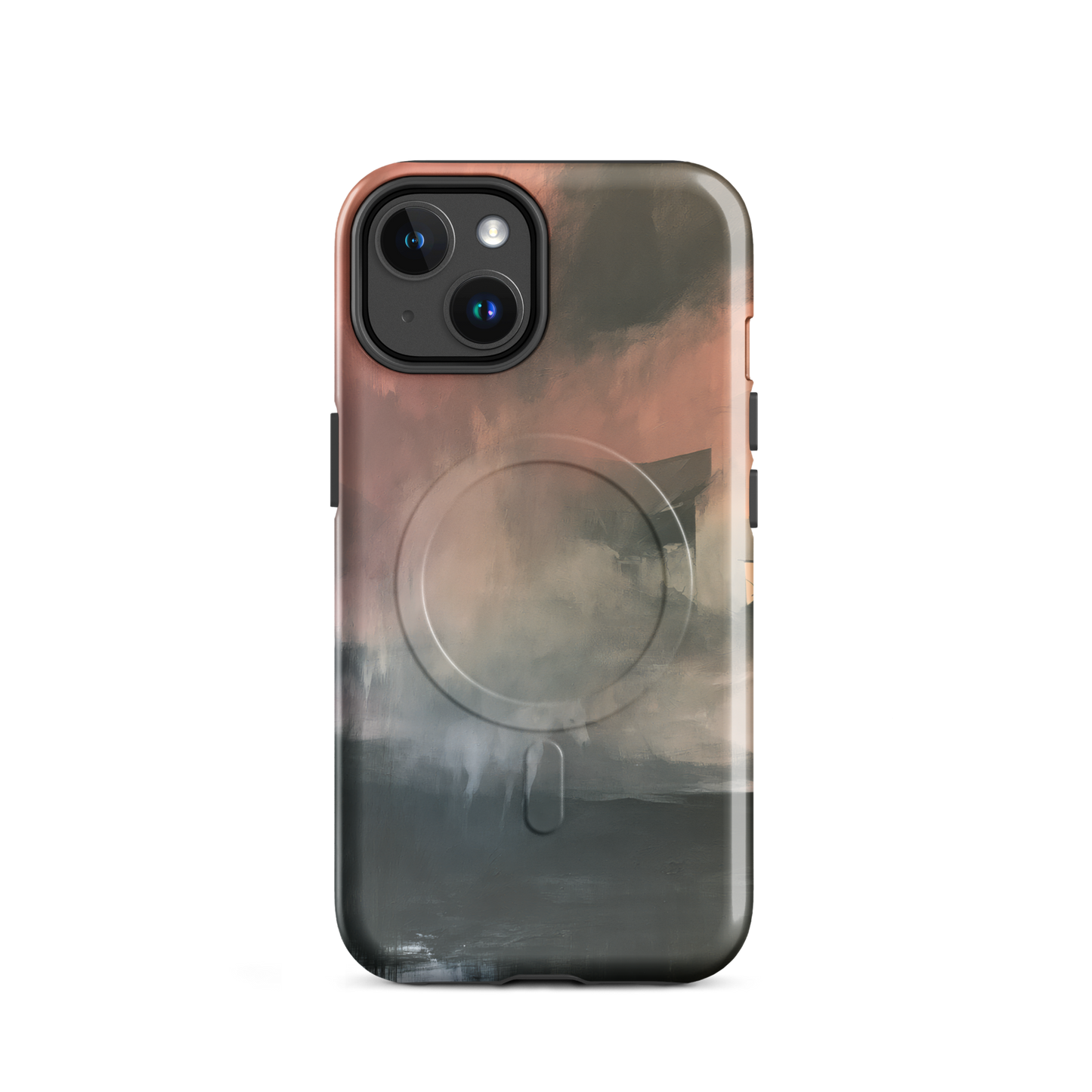 'Glass' iPhone 14 MagSafe phone case - protective glossy case NZ Australia