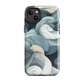 'Ebb and Flow' iPhone 14 Plus MagSafe tough phone case - protective glossy case NZ Australia