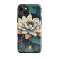 'Water Lily' iPhone 14 Plus MagSafe tough phone case - protective glossy case NZ Australia