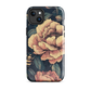 'Vintage Pink Roses' iPhone 14 Plus MagSafe tough phone case - protective glossy case NZ Australia
