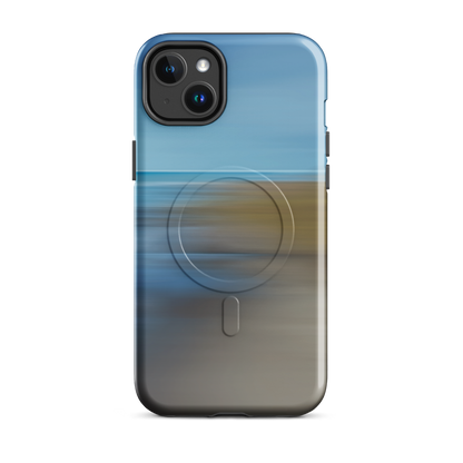 'Ocean Breeze' iPhone 14 Plus MagSafe tough phone case - protective glossy case NZ Australia