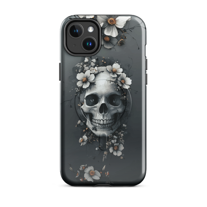 'Eternal Bloom' iPhone 14 Plus MagSafe tough phone case - protective glossy case NZ Australia