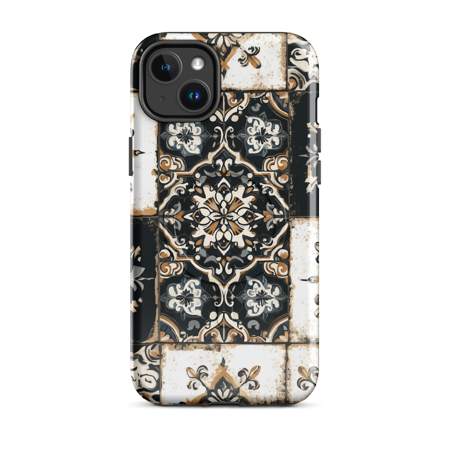 'Morocco' iPhone 14 Plus MagSafe tough phone case - protective glossy case NZ Australia