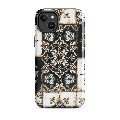 'Morocco' iPhone 14 Plus MagSafe tough phone case - protective glossy case NZ Australia